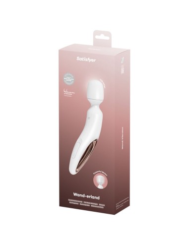 SATISFYER WAND ERLAND MASAJEADOR VIBRADOR BLANCO