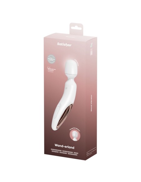 SATISFYER WAND ERLAND MASAJEADOR VIBRADOR BLANCO SATISFYER WAND ERLAND MASAJEADOR VIBRADOR BLANCO