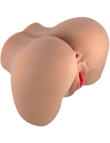 CRAZY BULL MILA TRASERO VIBRADOR CON VAGINA Y ANO REALASTICO CONTROL REMOTO