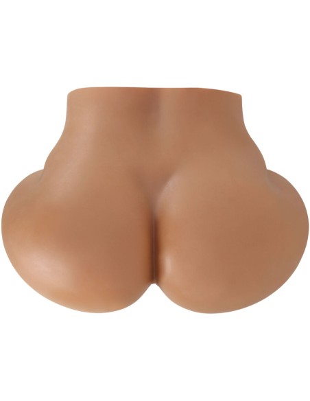 CRAZY BULL LUNA TRASERO VIBRADOR CON VAGINA Y ANO REALASTICO CONTROL REMOTO