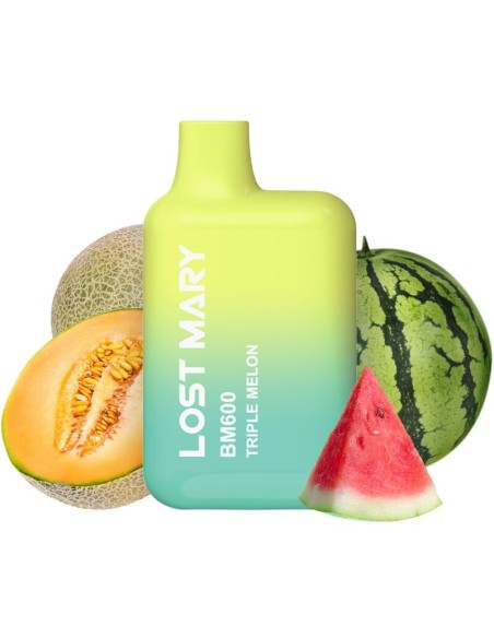 LOST MARY BM600 VAPER NICOTINA 2 DESECHABLE SABOR TRIPLE MELAN