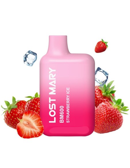 LOST MARY BM600 VAPER NICOTINA 2 DESECHABLE SABOR FRESA HELADA LOST MARY BM600 VAPER NICOTINA 2 DESECHABLE SABOR FRESA HELADA