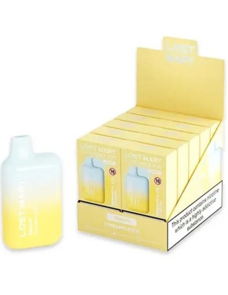LOST MARY BM600 VAPER NICOTINA 2 DESECHABLE SABOR PIAA HELADA