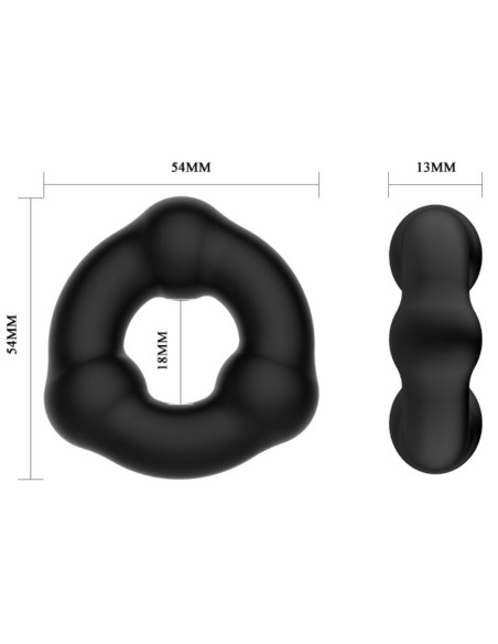 CRAZY BULL ANILLO SILICONA CON NODULOS
