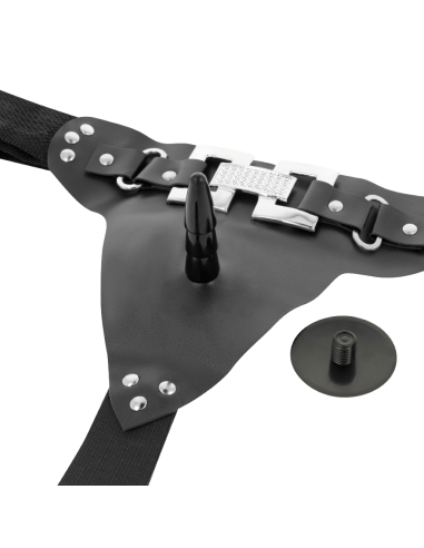 HARNESS ATTRACTION ARNES DELUXE CON VIBRACION REALISTICO 18 X 45CM