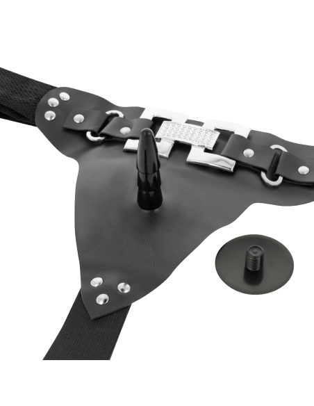 HARNESS ATTRACTION ARNES DELUXE CON VIBRACION REALISTICO 18 X 45CM