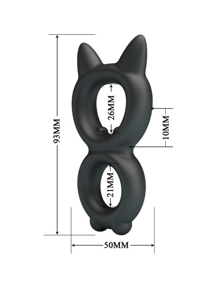 CRAZY BULL TORAN ANILLO DOBLE SILICONA MODELO 20