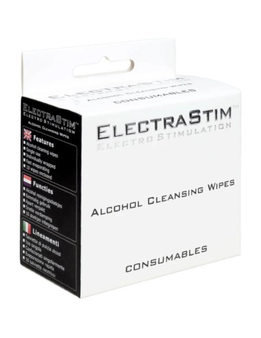 ELECTRASTIM TOALLITAS HIGIANICAS CON ALCOHOL 10 UNIDADES