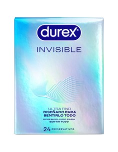 DUREX PRESERVATIVOS INVISIBLE ULTRA FINO 24 UNIDADES