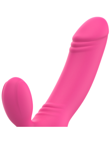 OHMAMA BIX VIBRADOR DOBLE ESTIMULACIoN XMAS EDITION ROSA