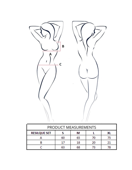 PASSION RESILQUE SET SUJETADOR TANGA BLANCO S M PASSION RESILQUE SET SUJETADOR TANGA BLANCO S M