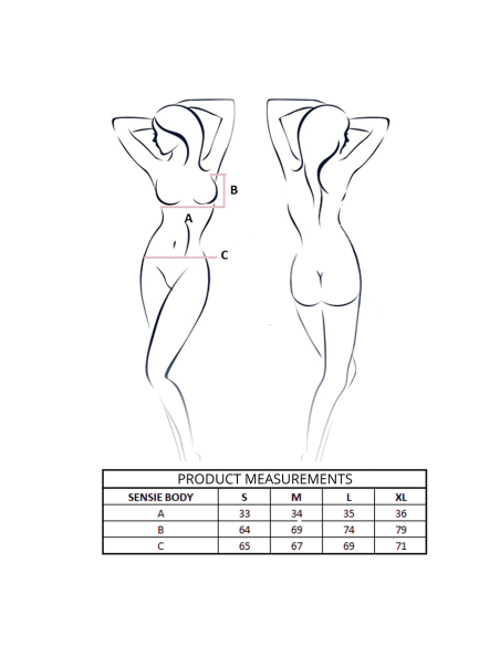 PASSION SENSIE BODY CORAL L XL PASSION SENSIE BODY CORAL L XL