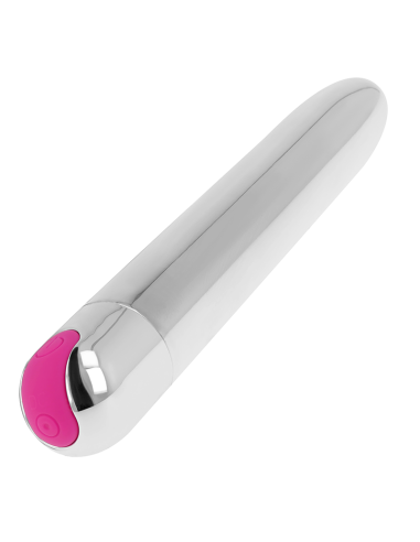 OHMAMA VIBRADOR SILVER RECARGABLE 10 MODOS 185 CM