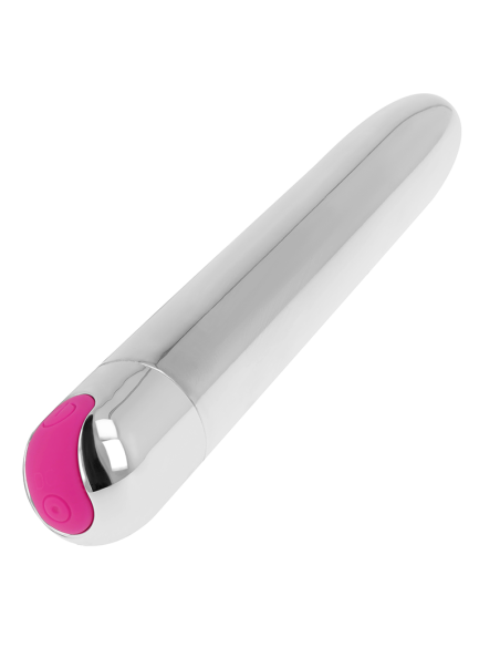 OHMAMA VIBRADOR SILVER RECARGABLE 10 MODOS 185 CM