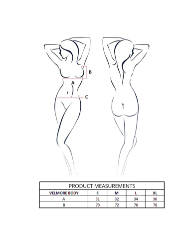 PASSION VELMORE BODY AZUL L XL