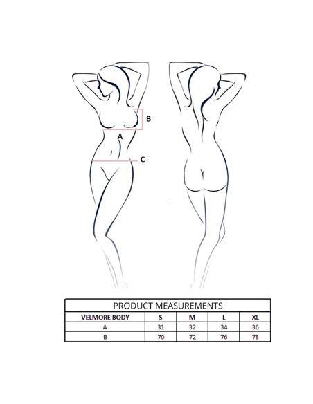 PASSION VELMORE BODY AZUL L XL PASSION VELMORE BODY AZUL L XL