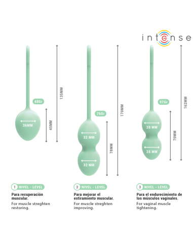 INTENSE CHARLI KIT BOLAS KEGEL JADE
