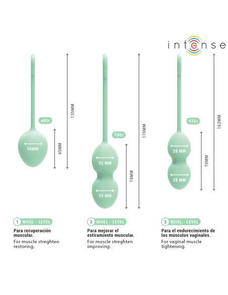 INTENSE CHARLI KIT BOLAS KEGEL JADE INTENSE CHARLI KIT BOLAS KEGEL JADE