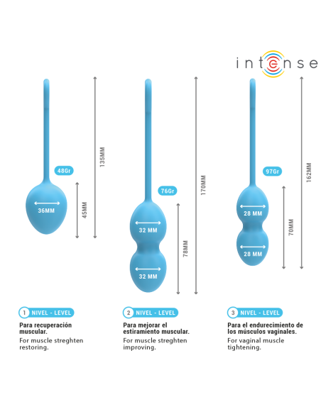 INTENSE CHARLI KIT BOLAS KEGEL OCEAN