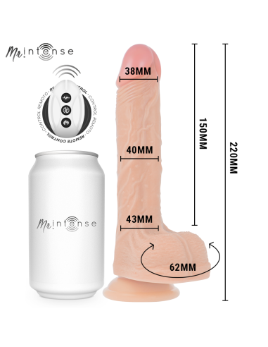 MR INTENSE BROSNAN REALASTICO MULTIFUNCIAN CON VIBRACIAN UP AND DOWN CONTROL REMOTO 22 CM O 4 CM