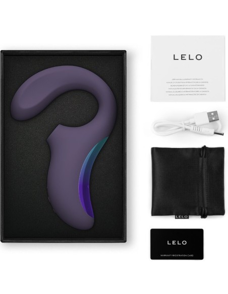 LELO ENIGMA WAVE MASAJEADOR TRIPLE VIBRACIAN MORADO