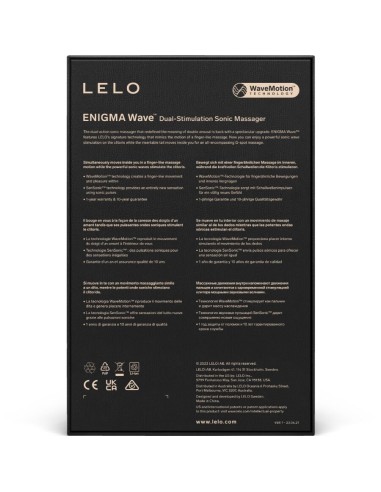 LELO ENIGMA WAVE MASAJEADOR TRIPLE VIBRACIAN MORADO