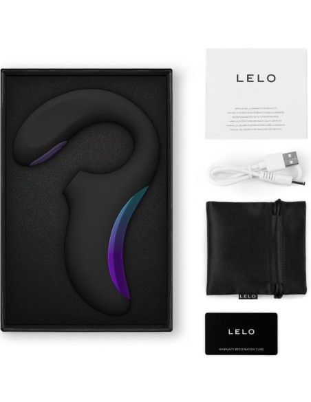 LELO ENIGMA DOUBLE SONIC VIBRADOR PUNTO G NEGRO