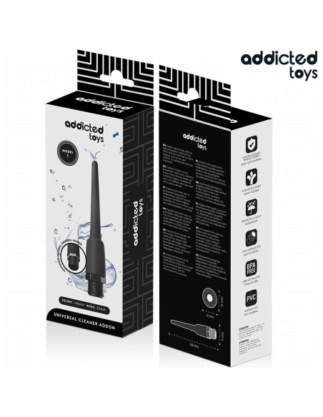 ADDICTED TOYS LIMPIADOR ANAL CON ADAPTADOR UNIVERSAL MODELO 1