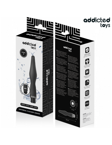 ADDICTED TOYS LIMPIADOR ANAL CON ADAPTADOR UNIVERSAL MODELO 2