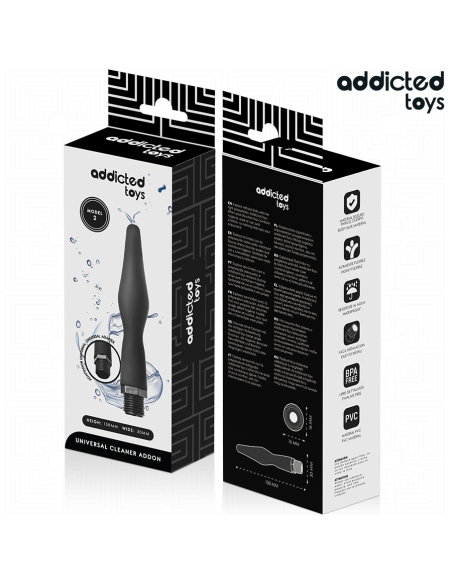 ADDICTED TOYS LIMPIADOR ANAL CON ADAPTADOR UNIVERSAL MODELO 2 ADDICTED TOYS LIMPIADOR ANAL CON ADAPTADOR UNIVERSAL MODELO 2