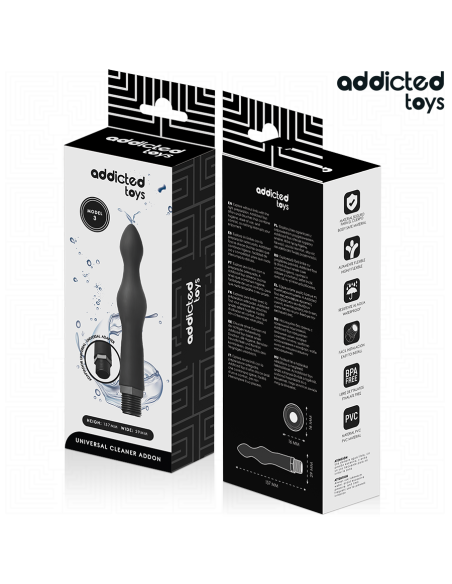 ADDICTED TOYS LIMPIADOR ANAL CON ADAPTADOR UNIVERSAL MODELO 3