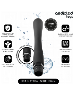 ADDICTED TOYS LIMPIADOR ANAL CON ADAPTADOR UNIVERSAL MODELO 4 2