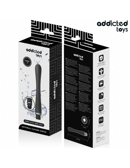ADDICTED TOYS LIMPIADOR ANAL CON ADAPTADOR UNIVERSAL MODELO 4