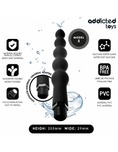 ADDICTED TOYS LIMPIADOR ANAL CON ADAPTADOR UNIVERSAL MODELO 5 2