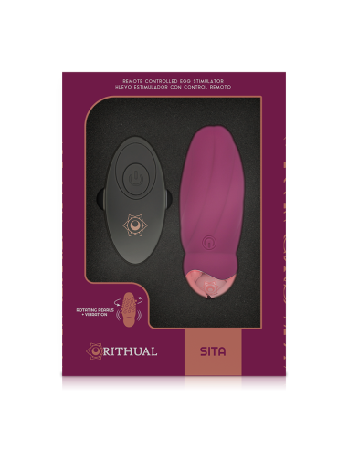 RITHUAL SITA HUEVO CONTROL REMOTO ROTACIoN DE PERLAS VIBRACIoN