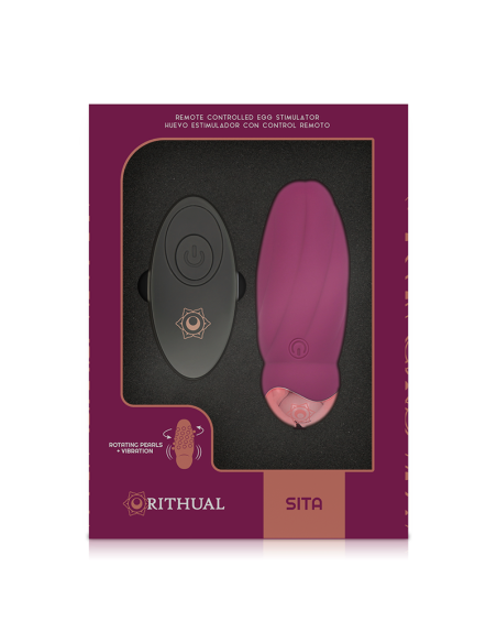 RITHUAL SITA HUEVO CONTROL REMOTO ROTACIoN DE PERLAS VIBRACIoN