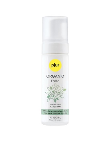 PJUR ORGANIC FRESH ESPUMA REFRESCANTE VEGANA SIN ENJUAGUE 150 ML