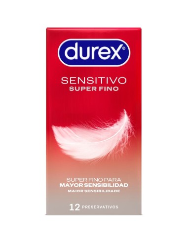 DUREX SENSITIVO SAPER FINO 12 UNIDADES