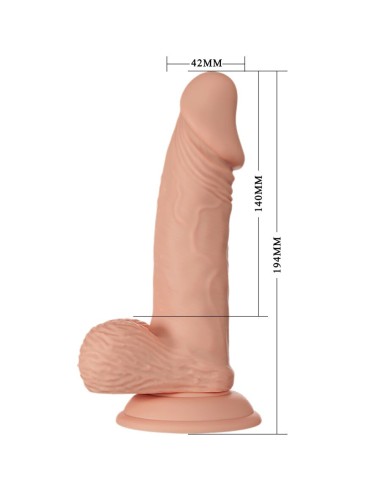 BAILE BEAUTIFUL ENCOUNTER ZEBULON DILDO REALASTICO FLEXIBLE 194 CM NATURAL