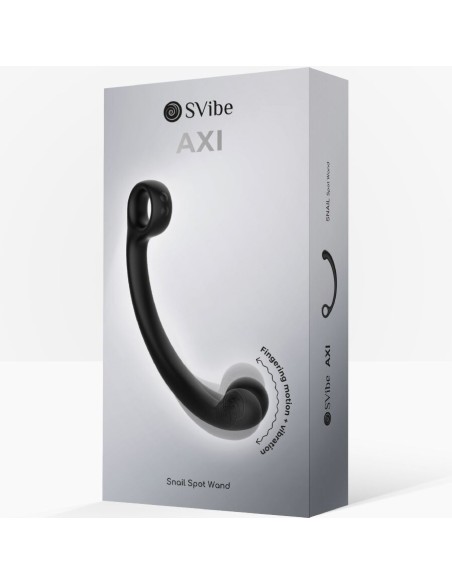 SNAIL VIBE AXI VARITA DE MASAJE VIBRADORA NEGRO