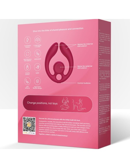 SNAIL VIBE GIZI DAO ESTIMULADOR DE PAREJAS CONTROL REMOTO BURDEOS