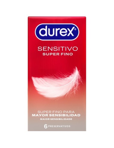 DUREX SENSITIVO SAPER FINO 6 UNIDADES