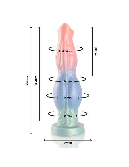 EPIC ARION DILDO SINFONAA DEL PLACER RECARGABLE CONTROL REMOTO