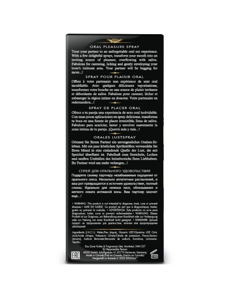 SHUNGA WAVES PLEASURE SPRAY ORAL SEDUCTOR FRUTAS EXATICAS 20 ML