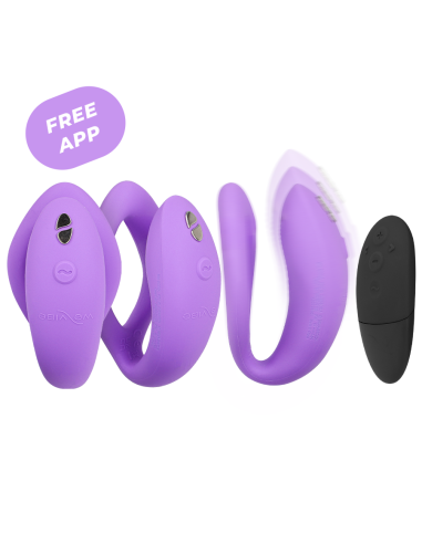 WE VIBE SYNC O VIBRADOR FLEXIBLE CONTROL REMOTO VIOLETA