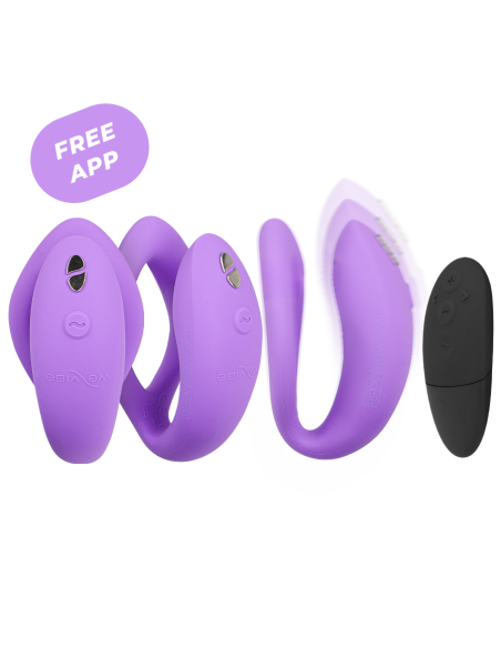 WE VIBE SYNC O VIBRADOR FLEXIBLE CONTROL REMOTO VIOLETA