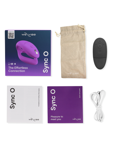 WE VIBE SYNC O VIBRADOR FLEXIBLE CONTROL REMOTO VIOLETA