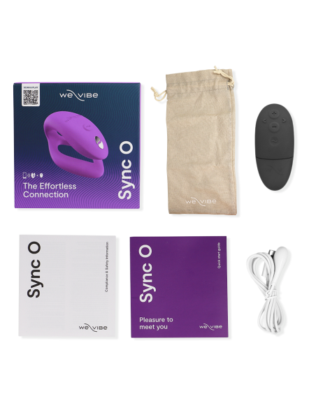 WE VIBE SYNC O VIBRADOR FLEXIBLE CONTROL REMOTO VIOLETA