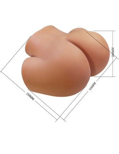 CRAZY BULL ILANA TRASERO FEMENINO REALISTA VIBRADOR SUCCIONADOR CON SONIDO 68 KG