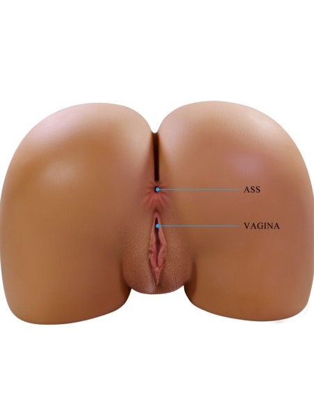 CRAZY BULL WENDY TRASERO FEMENINO REALISTA VIBRADOR SUCCIONADOR CON SONIDO 11 KG